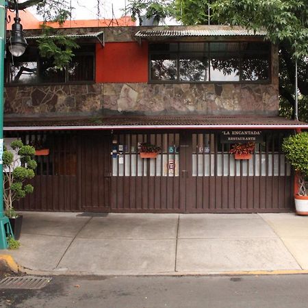 Hostal La Encantada Kota Meksiko Bagian luar foto